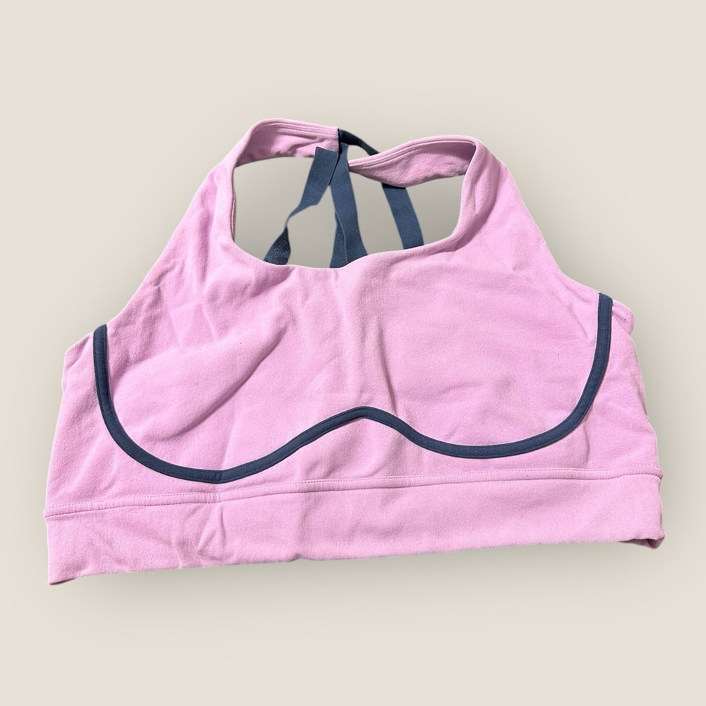 Fabletics Pink Sports Bra with Blue